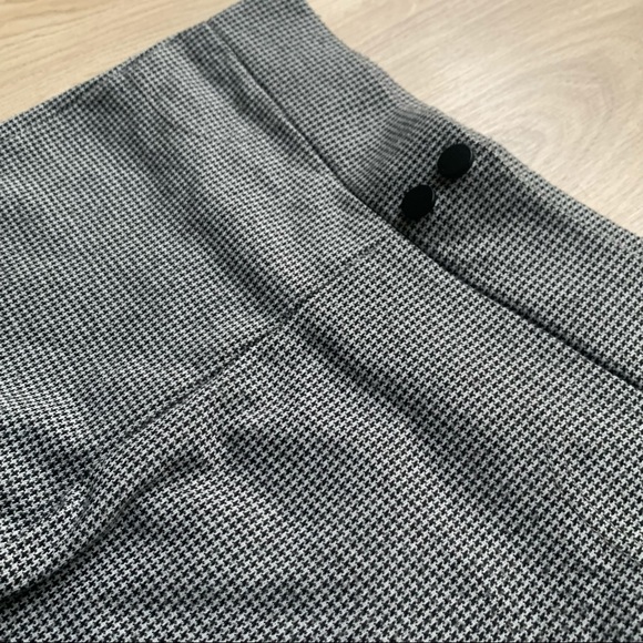 Miss Valley Black and White Plaid Fitted Pants - Picture 7 of 8